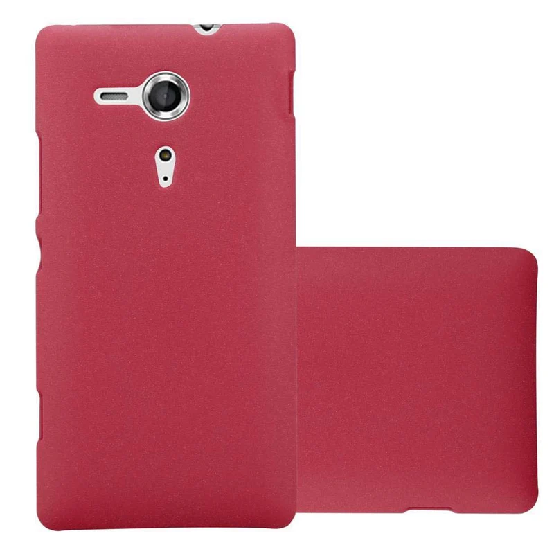 Cadorabo Hülle kompatibel mit Sony Xperia SP Hard Case Schutzhülle in Frosted Optik gegen Kratzer und Stöße
