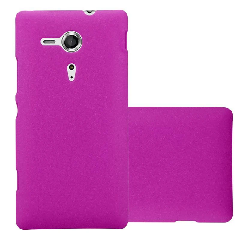 Cadorabo Hülle kompatibel mit Sony Xperia SP Hard Case Schutzhülle in Frosted Optik gegen Kratzer und Stöße