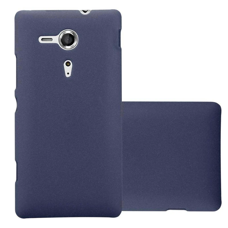Cadorabo Hülle kompatibel mit Sony Xperia SP Hard Case Schutzhülle in Frosted Optik gegen Kratzer und Stöße