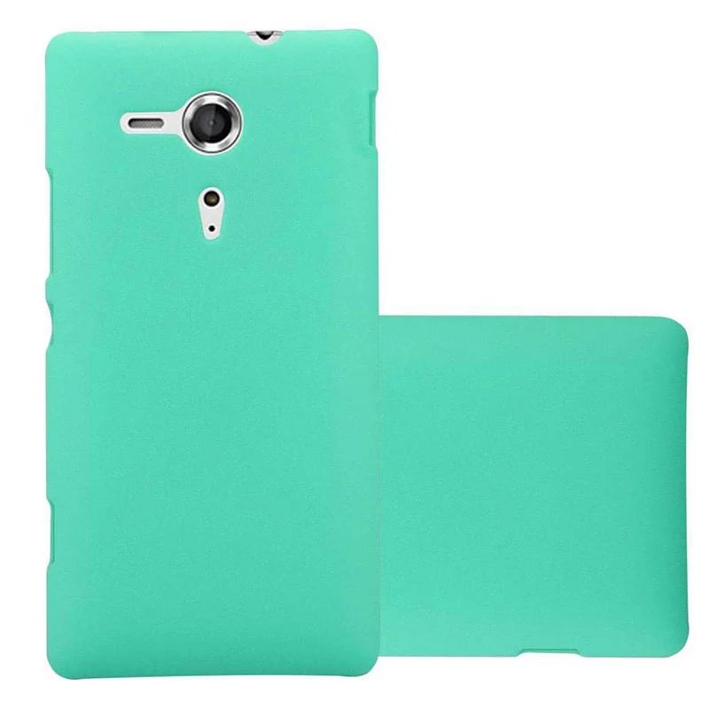Cadorabo Hülle kompatibel mit Sony Xperia SP Hard Case Schutzhülle in Frosted Optik gegen Kratzer und Stöße