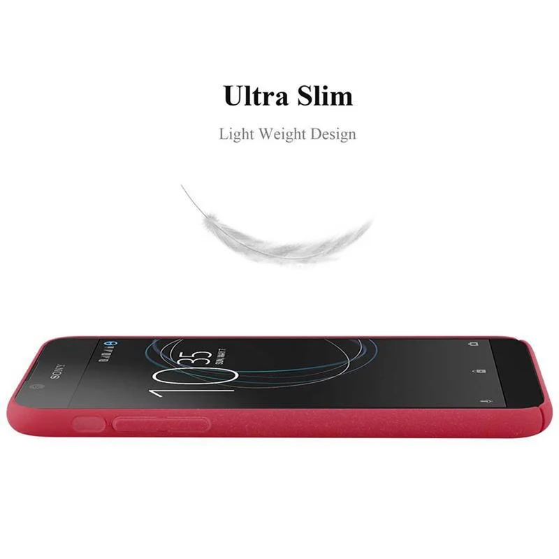 Cadorabo Hülle kompatibel mit Sony Xperia L1 Hard Case Schutzhülle in Frosted Optik gegen Kratzer und Stöße