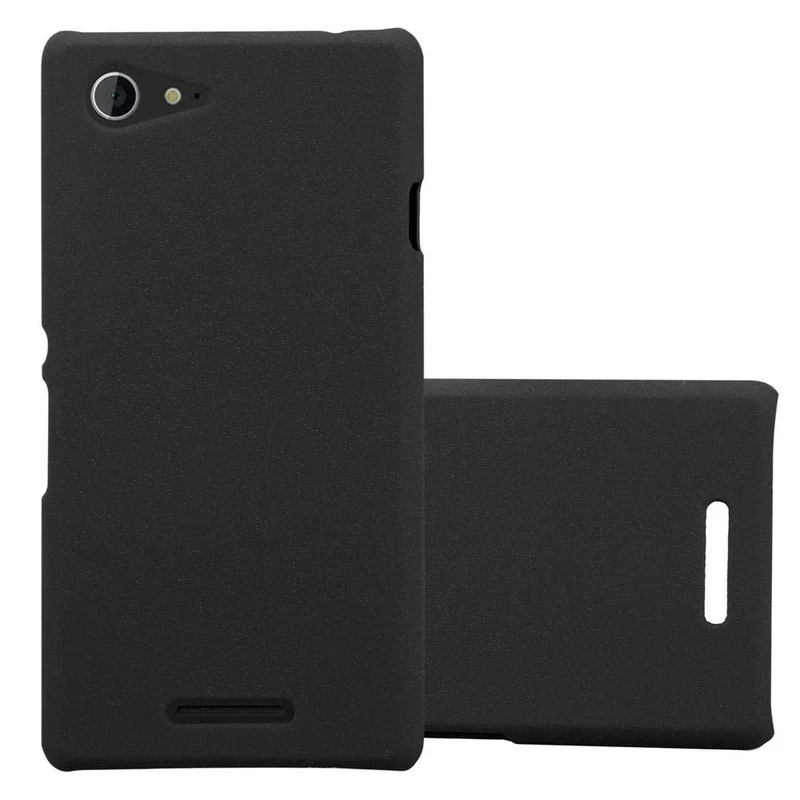 Cadorabo Hülle kompatibel mit Sony Xperia E3 Hard Case Schutzhülle in Frosted Optik gegen Kratzer und Stöße