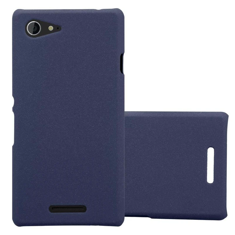 Cadorabo Hülle kompatibel mit Sony Xperia E3 Hard Case Schutzhülle in Frosted Optik gegen Kratzer und Stöße