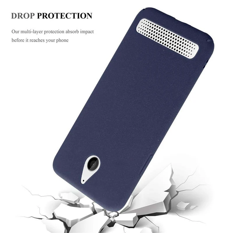 Cadorabo Hülle kompatibel mit Sony Xperia E1 Hard Case Schutzhülle in Frosted Optik gegen Kratzer und Stöße