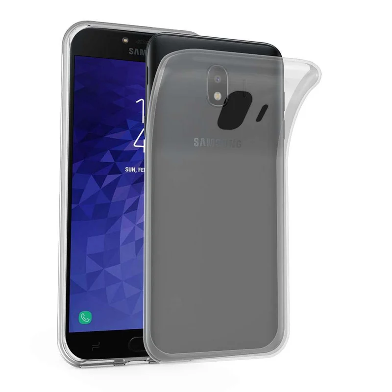 Cadorabo Hülle kompatibel mit Samsung Galaxy J4 2018 Schutzhülle aus flexiblem TPU Silikon