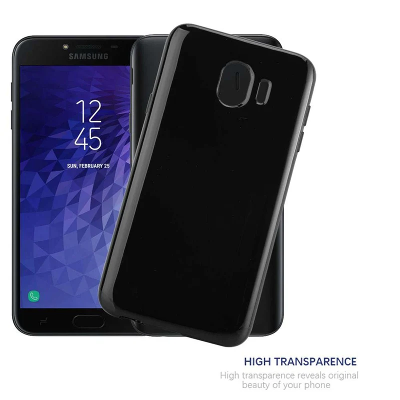 Cadorabo Hülle kompatibel mit Samsung Galaxy J4 2018 Schutzhülle aus flexiblem TPU Silikon