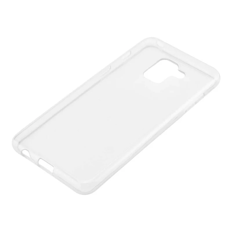 Cadorabo Hülle kompatibel mit Samsung Galaxy A8 2018 Schutzhülle aus flexiblem TPU Silikon
