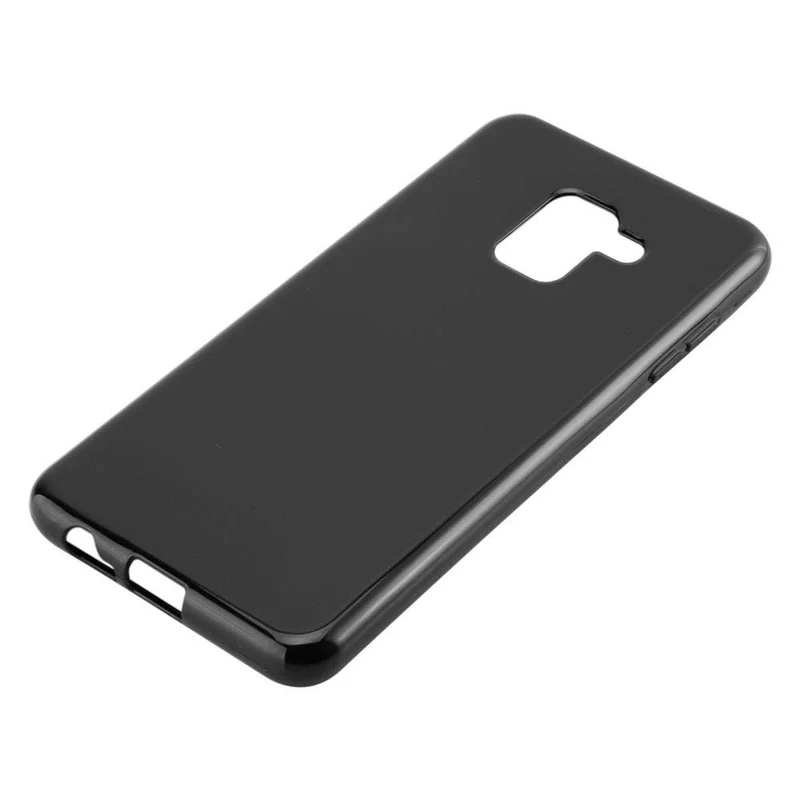 Cadorabo Hülle kompatibel mit Samsung Galaxy A8 2018 Schutzhülle aus flexiblem TPU Silikon