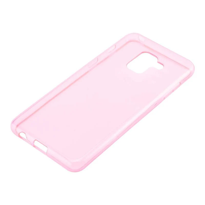 Cadorabo Hülle kompatibel mit Samsung Galaxy A8 2018 Schutzhülle aus flexiblem TPU Silikon
