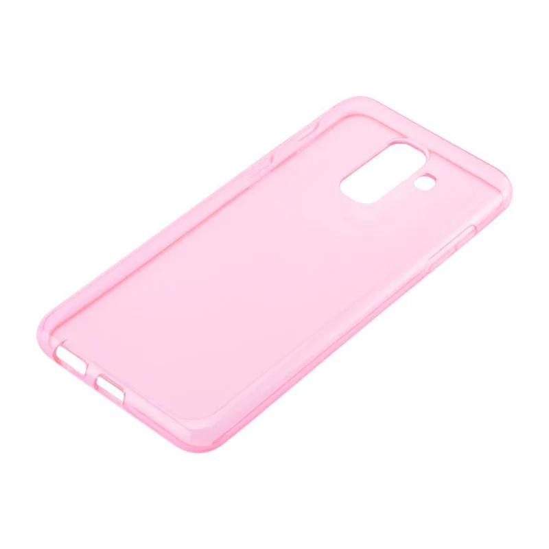 Cadorabo Hülle kompatibel mit Samsung Galaxy A6 PLUS 2018 Schutzhülle aus flexiblem TPU Silikon