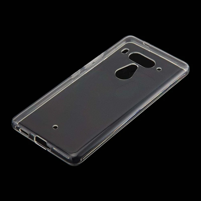 Cadorabo Hülle kompatibel mit HTC U12 PLUS Schutzhülle aus flexiblem TPU Silikon