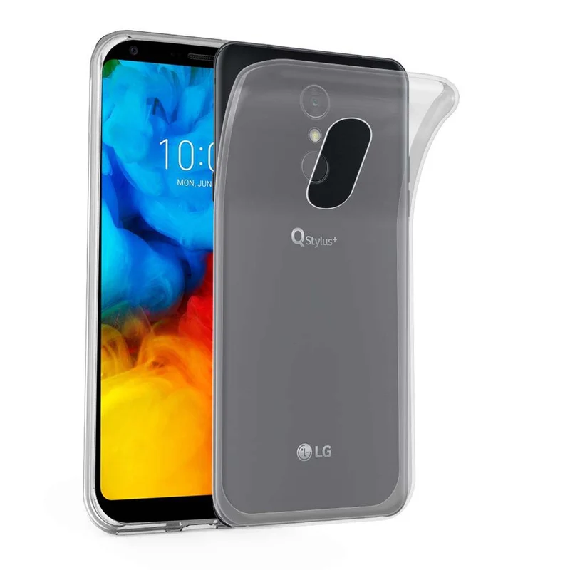 Cadorabo Hülle kompatibel mit LG Q7 / Q7a / Q7+ Schutzhülle aus flexiblem TPU Silikon