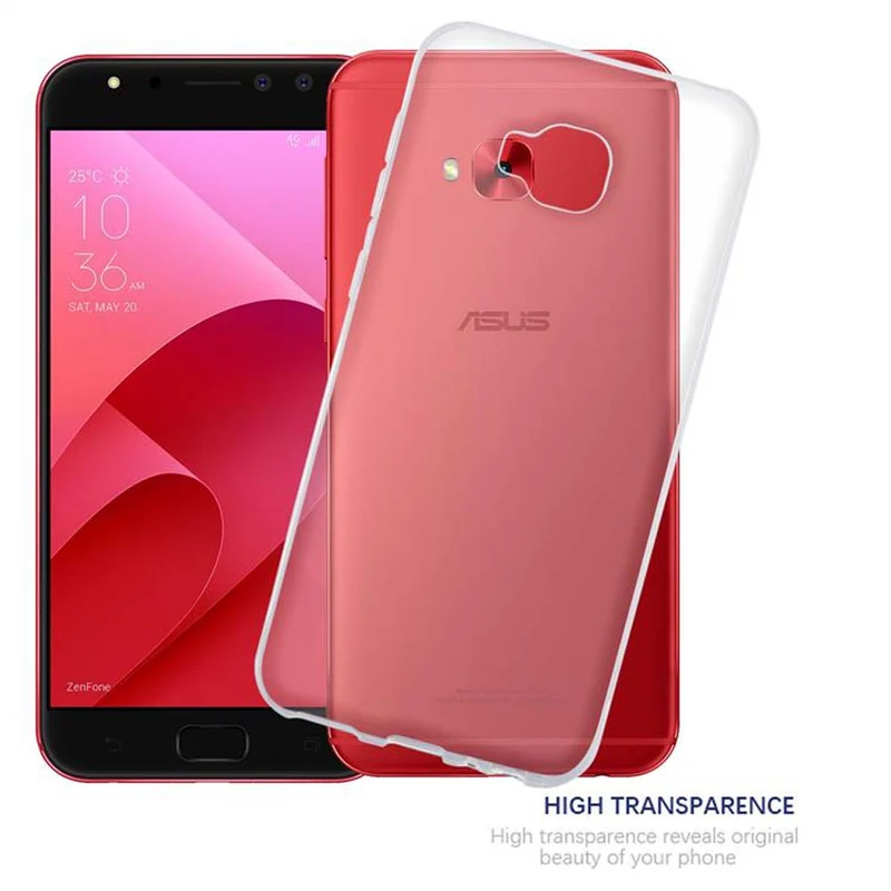Cadorabo Hülle kompatibel mit Asus ZenFone 4 Selfie PRO Schutzhülle aus flexiblem TPU Silikon
