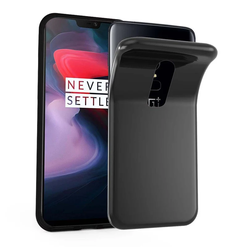 Cadorabo Hülle kompatibel mit OnePlus 6 Schutzhülle aus flexiblem TPU Silikon