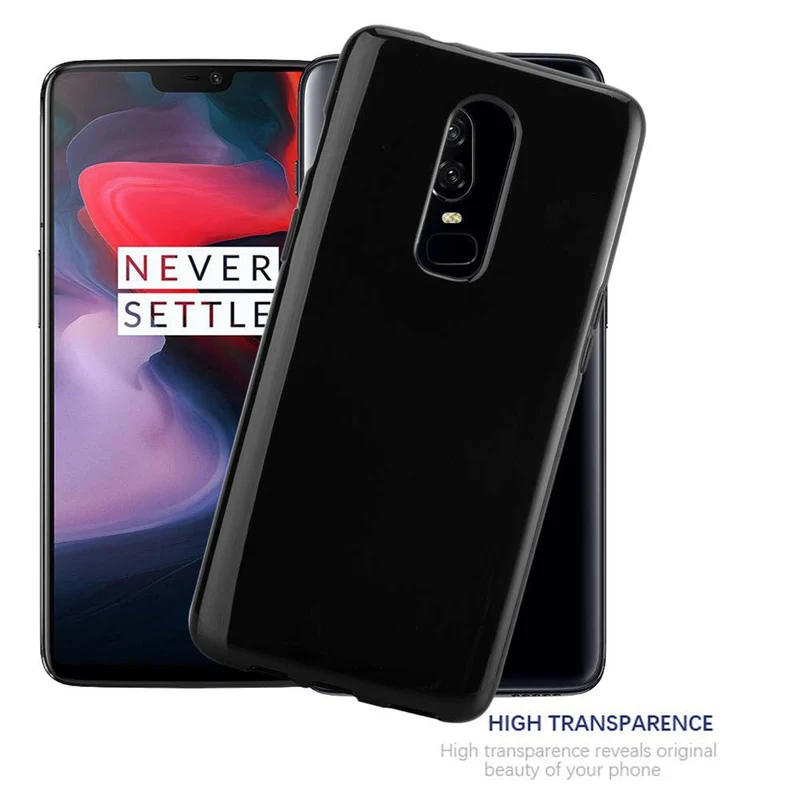 Cadorabo Hülle kompatibel mit OnePlus 6 Schutzhülle aus flexiblem TPU Silikon
