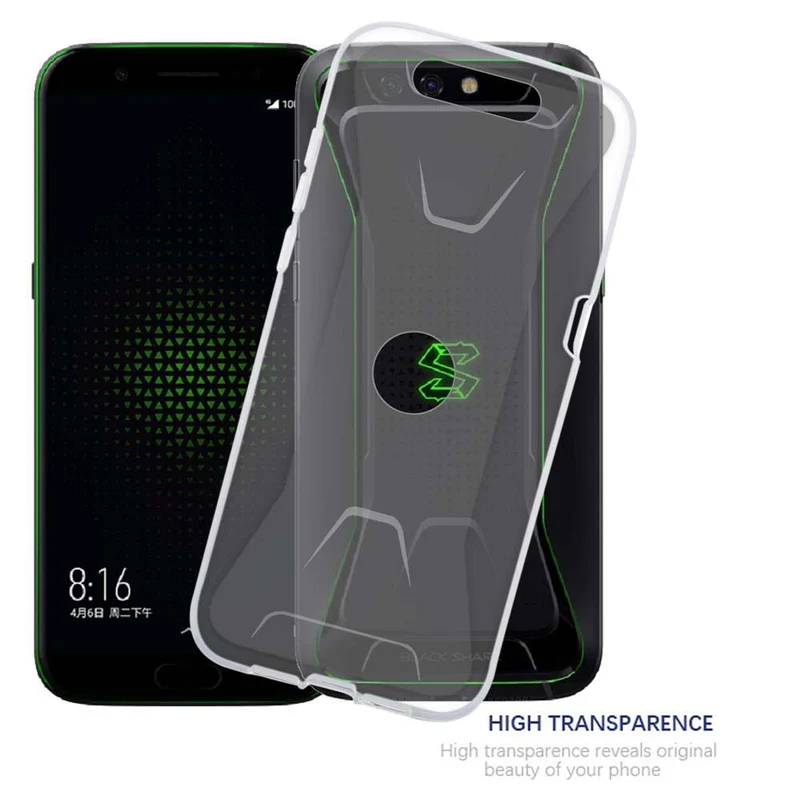 Cadorabo Hülle kompatibel mit Xiaomi BLACK SHARK Schutzhülle aus flexiblem TPU Silikon
