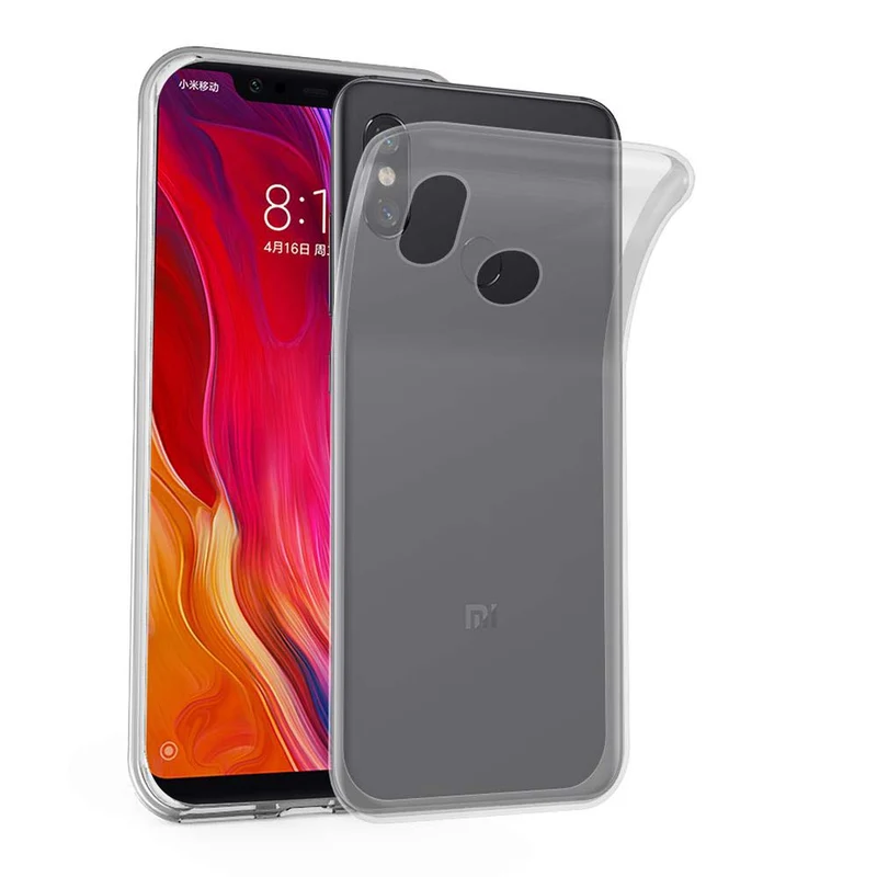 Cadorabo Hülle kompatibel mit Xiaomi Mi 8 Schutzhülle aus flexiblem TPU Silikon