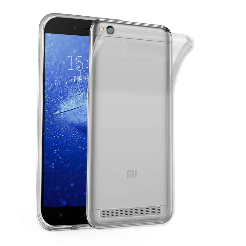 Cadorabo Hülle kompatibel mit Xiaomi RedMi 5A Schutzhülle aus flexiblem TPU Silikon