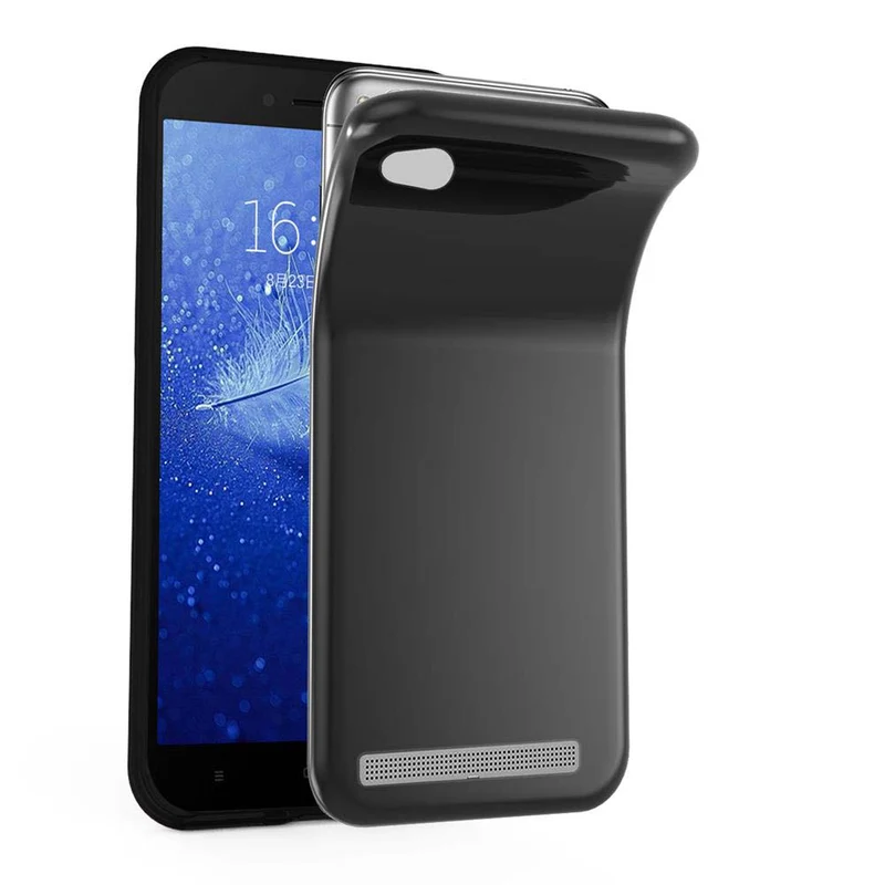 Cadorabo Hülle kompatibel mit Xiaomi RedMi 5A Schutzhülle aus flexiblem TPU Silikon
