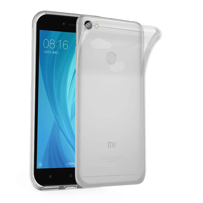 Cadorabo Hülle kompatibel mit Xiaomi RedMi NOTE 5A PRIME Schutzhülle aus flexiblem TPU Silikon