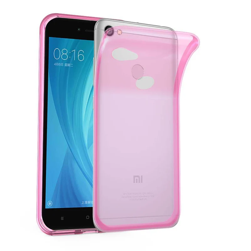 Cadorabo Hülle kompatibel mit Xiaomi RedMi NOTE 5A PRIME Schutzhülle aus flexiblem TPU Silikon