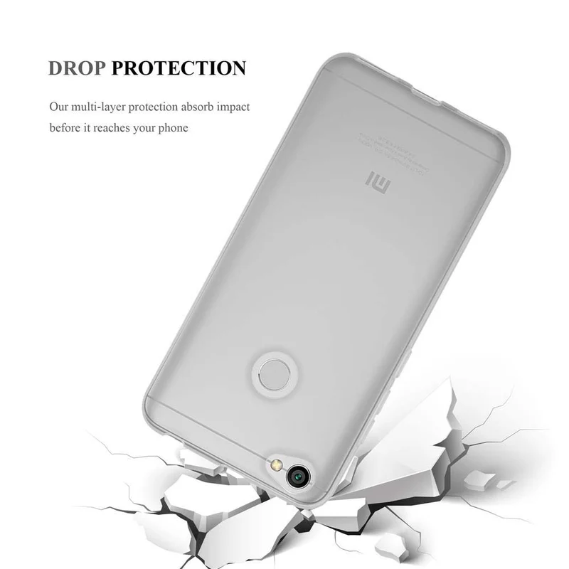 Cadorabo Hülle kompatibel mit Xiaomi RedMi NOTE 5A PRIME Schutzhülle aus flexiblem TPU Silikon