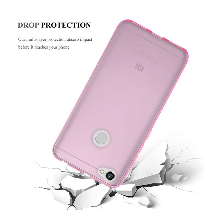Cadorabo Hülle kompatibel mit Xiaomi RedMi NOTE 5A PRIME Schutzhülle aus flexiblem TPU Silikon