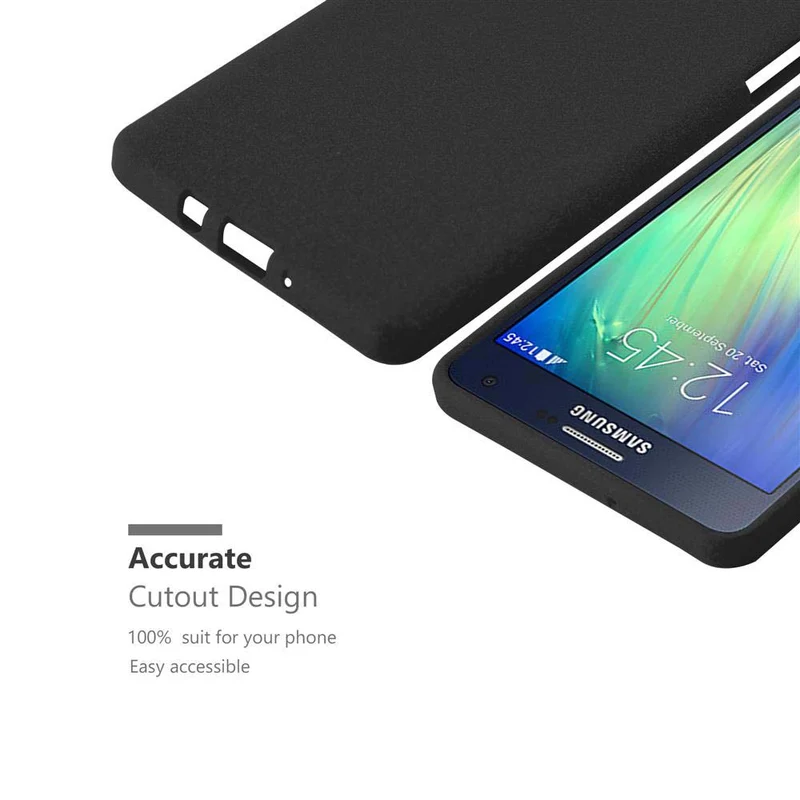 Cadorabo Hülle kompatibel mit Samsung Galaxy A7 2015 Schutzhülle aus flexiblem TPU Silikon