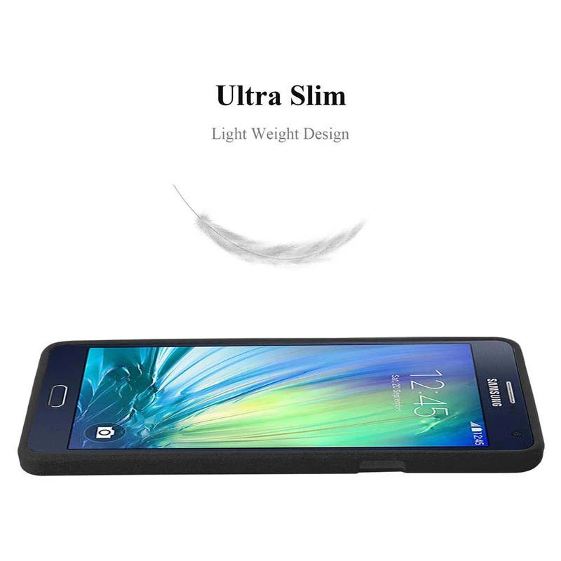 Cadorabo Hülle kompatibel mit Samsung Galaxy A7 2015 Schutzhülle aus flexiblem TPU Silikon