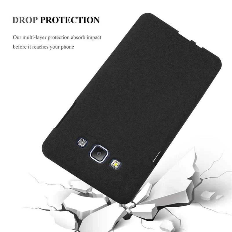 Cadorabo Hülle kompatibel mit Samsung Galaxy A7 2015 Schutzhülle aus flexiblem TPU Silikon