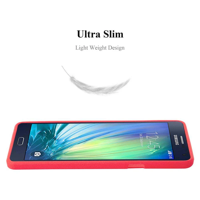 Cadorabo Hülle kompatibel mit Samsung Galaxy A7 2015 Schutzhülle aus flexiblem TPU Silikon