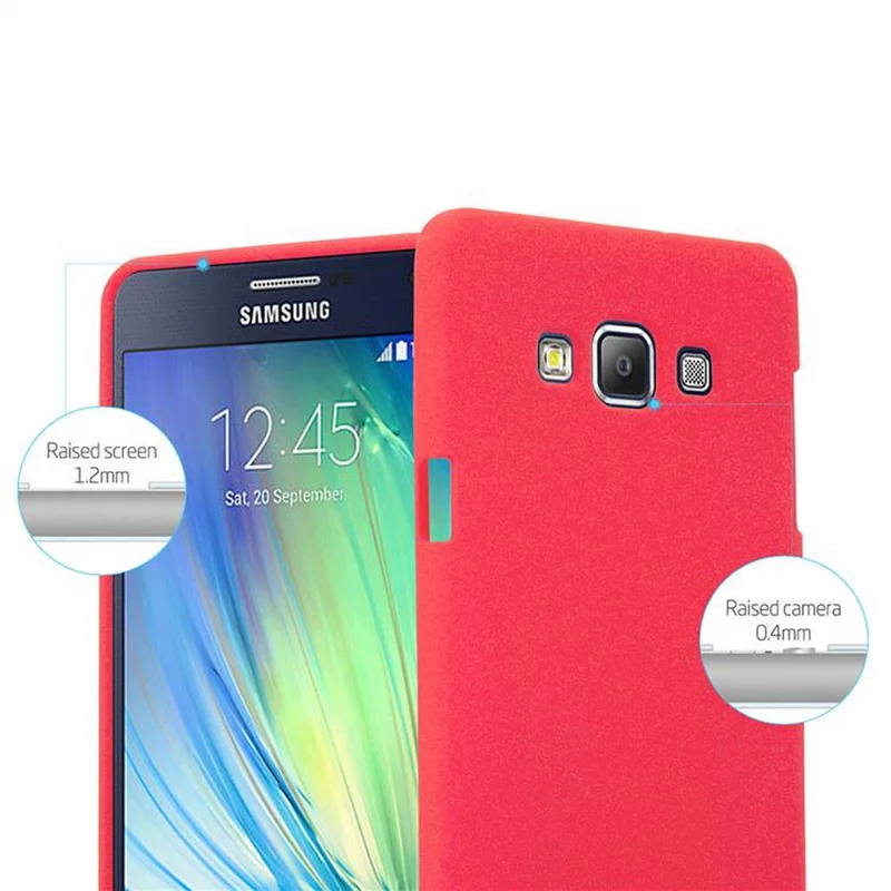 Cadorabo Hülle kompatibel mit Samsung Galaxy A7 2015 Schutzhülle aus flexiblem TPU Silikon