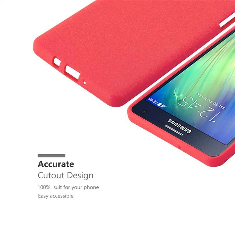Cadorabo Hülle kompatibel mit Samsung Galaxy A7 2015 Schutzhülle aus flexiblem TPU Silikon