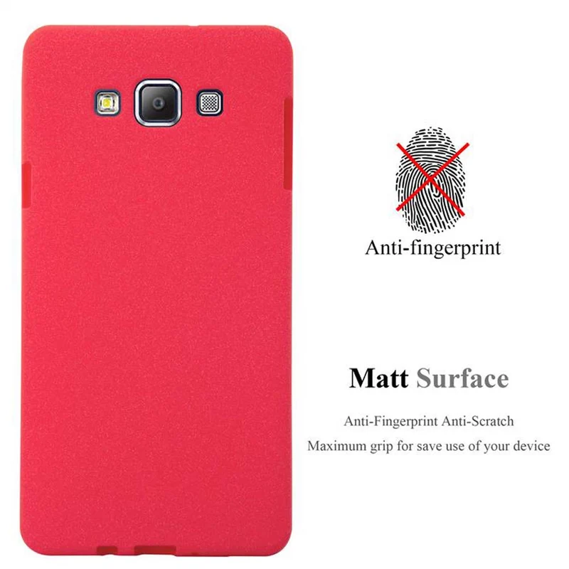 Cadorabo Hülle kompatibel mit Samsung Galaxy A7 2015 Schutzhülle aus flexiblem TPU Silikon