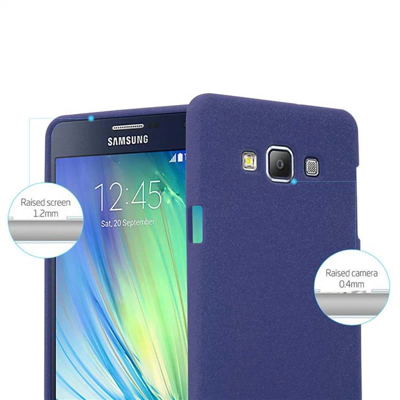 Cadorabo Hülle kompatibel mit Samsung Galaxy A7 2015 Schutzhülle aus flexiblem TPU Silikon