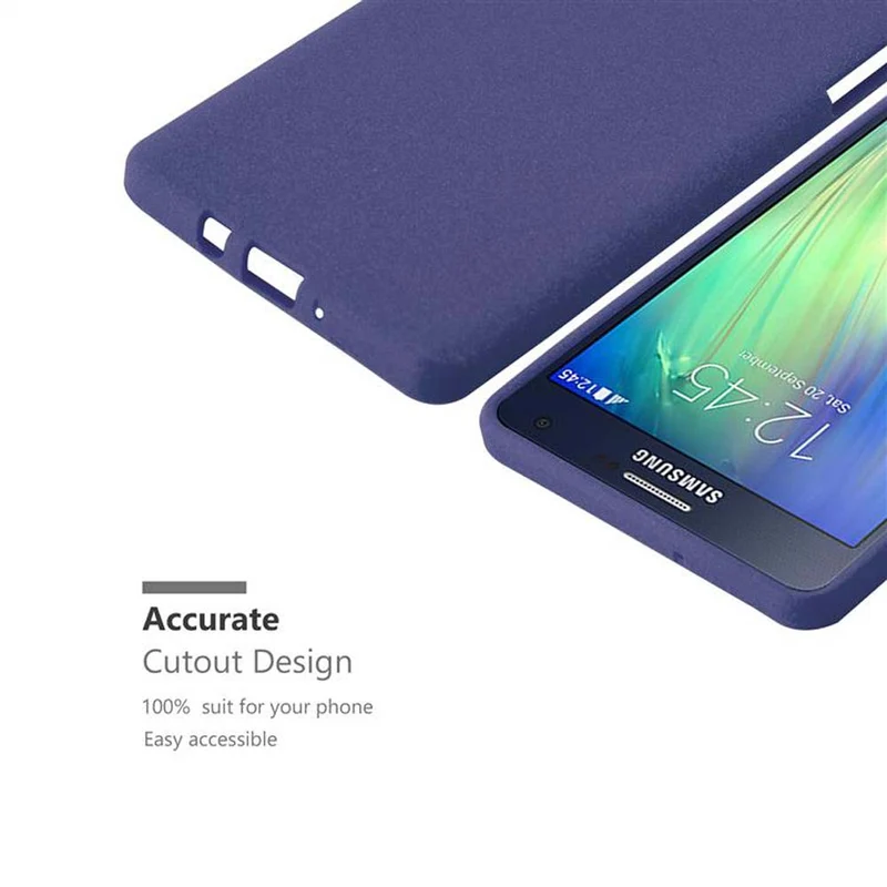 Cadorabo Hülle kompatibel mit Samsung Galaxy A7 2015 Schutzhülle aus flexiblem TPU Silikon