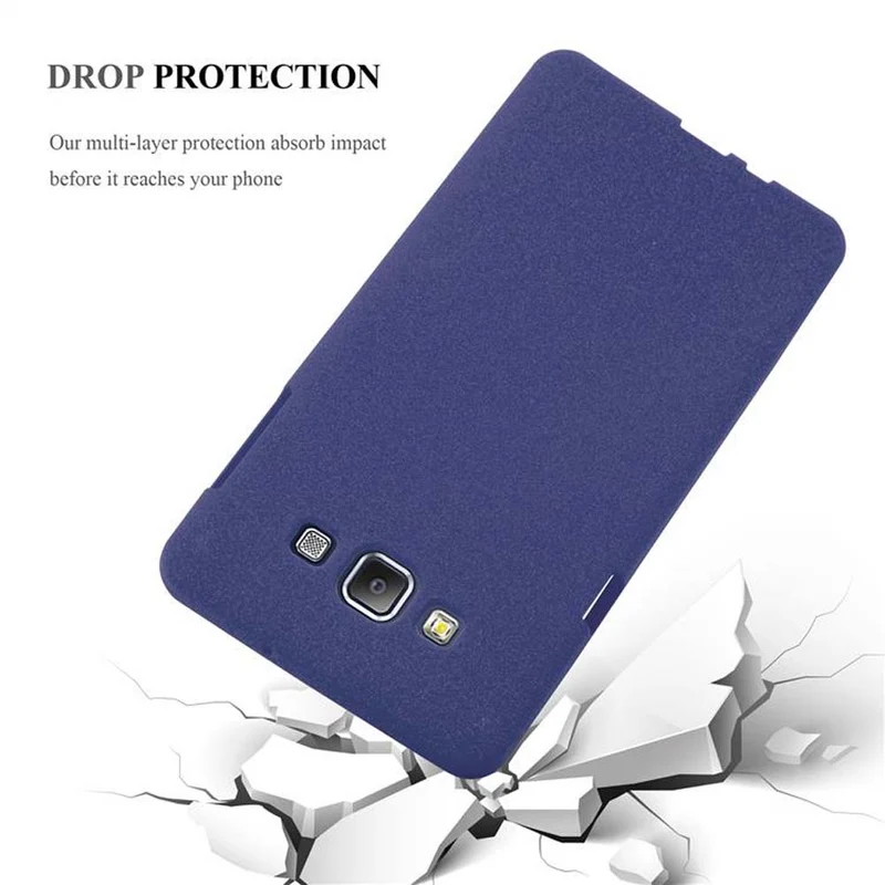 Cadorabo Hülle kompatibel mit Samsung Galaxy A7 2015 Schutzhülle aus flexiblem TPU Silikon