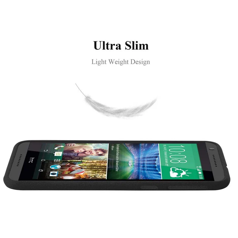 Cadorabo Hülle kompatibel mit HTC Desire 820 Schutzhülle aus flexiblem TPU Silikon
