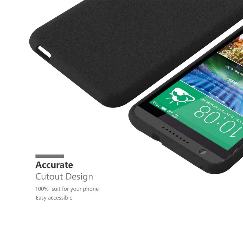 Cadorabo Hülle kompatibel mit HTC Desire 820 Schutzhülle aus flexiblem TPU Silikon