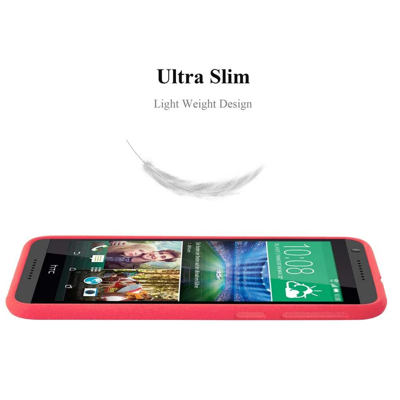 Cadorabo Hülle kompatibel mit HTC Desire 820 Schutzhülle aus flexiblem TPU Silikon