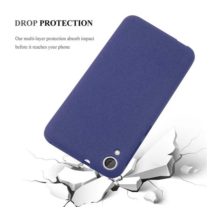 Cadorabo Hülle kompatibel mit HTC Desire 820 Schutzhülle aus flexiblem TPU Silikon
