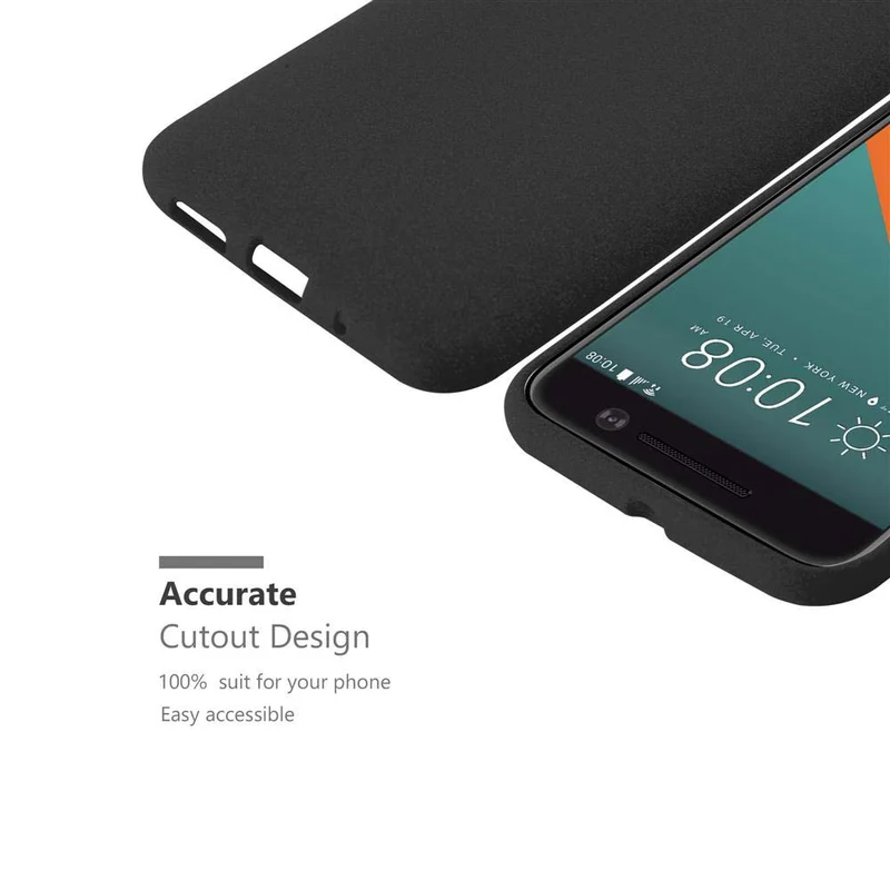 Cadorabo Hülle kompatibel mit HTC ONE M10 Schutzhülle aus flexiblem TPU Silikon