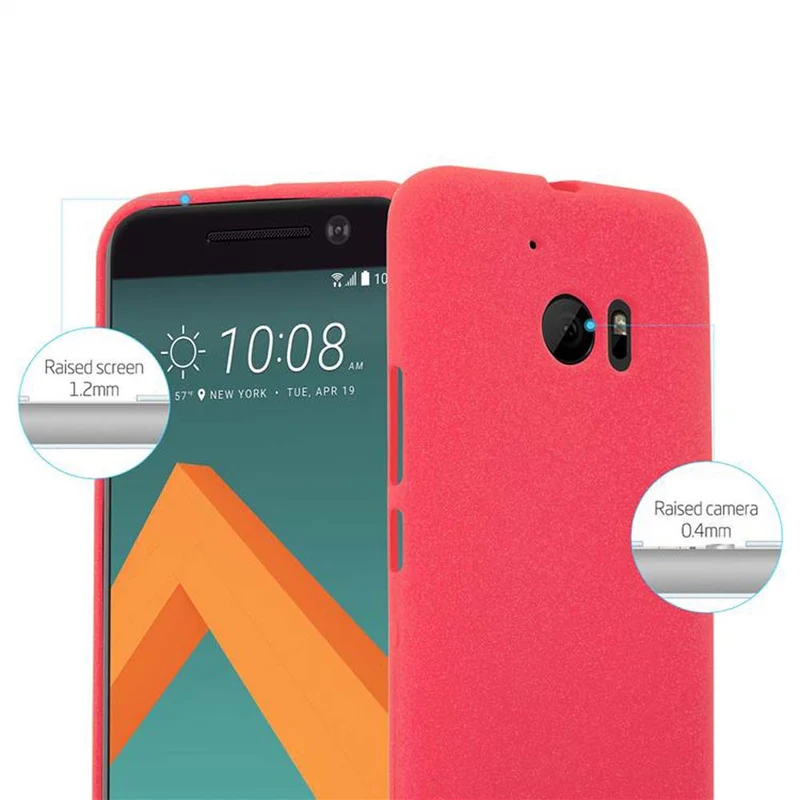 Cadorabo Hülle kompatibel mit HTC ONE M10 Schutzhülle aus flexiblem TPU Silikon