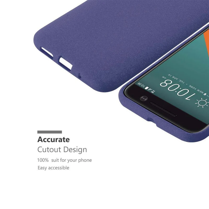 Cadorabo Hülle kompatibel mit HTC ONE M10 Schutzhülle aus flexiblem TPU Silikon