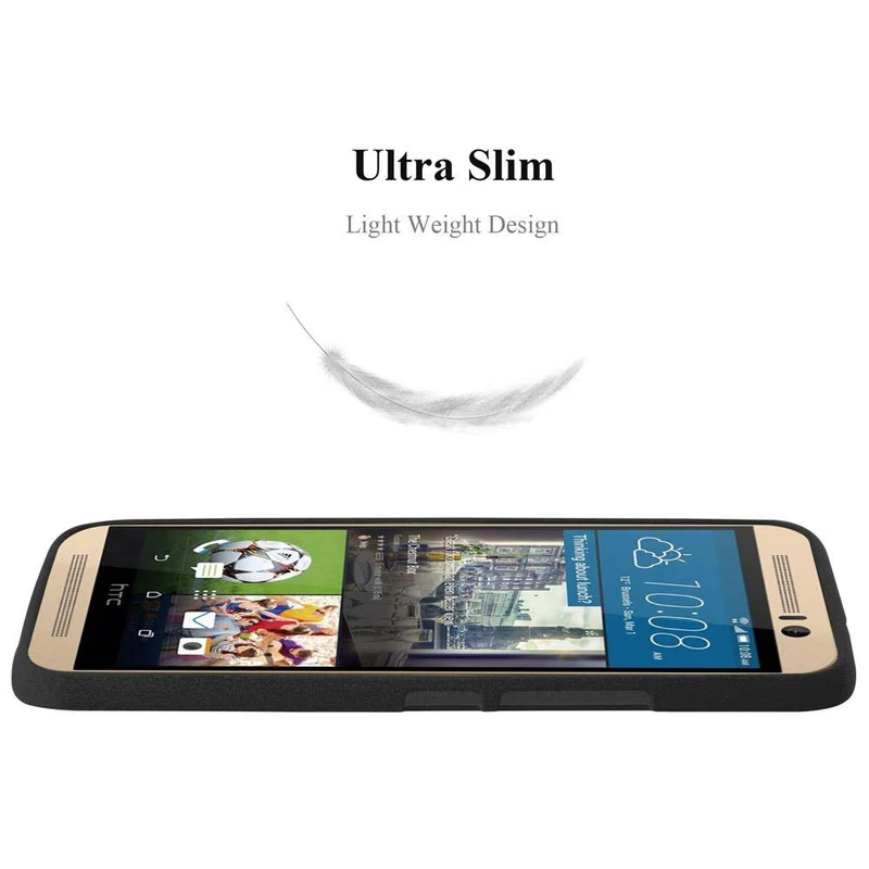 Cadorabo Hülle kompatibel mit HTC ONE M9 Schutzhülle aus flexiblem TPU Silikon