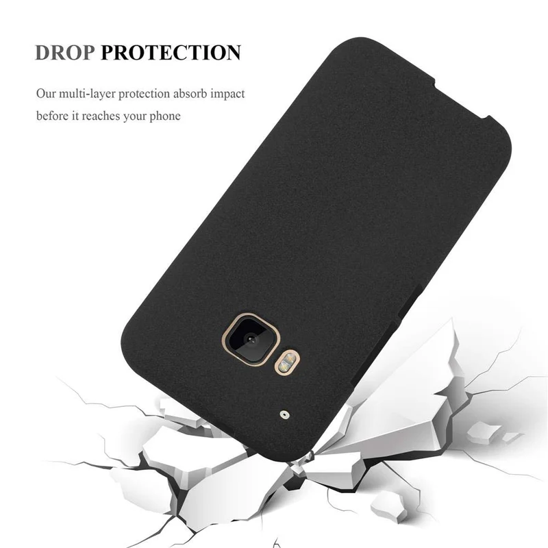 Cadorabo Hülle kompatibel mit HTC ONE M9 Schutzhülle aus flexiblem TPU Silikon