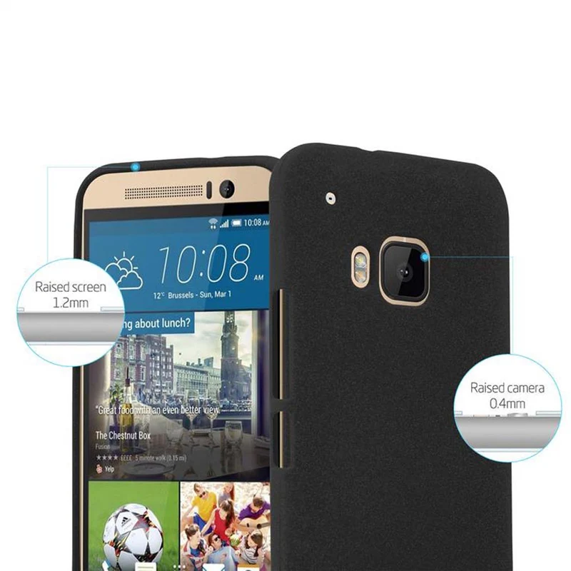 Cadorabo Hülle kompatibel mit HTC ONE M9 Schutzhülle aus flexiblem TPU Silikon