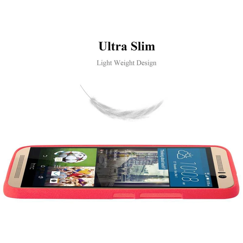 Cadorabo Hülle kompatibel mit HTC ONE M9 Schutzhülle aus flexiblem TPU Silikon
