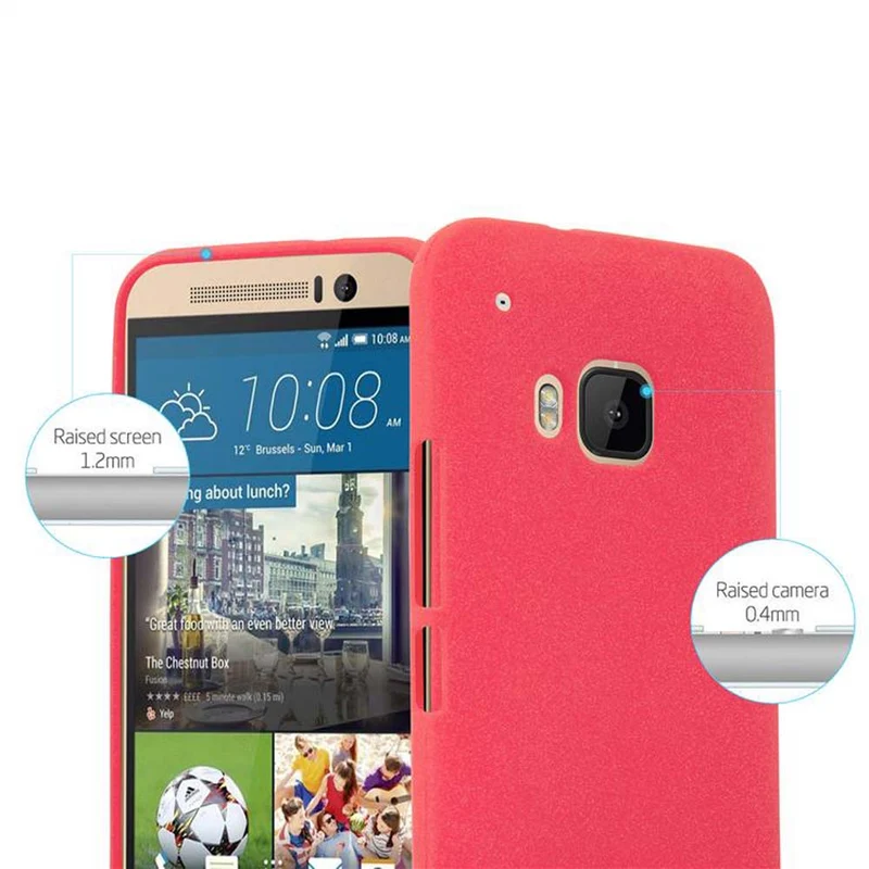 Cadorabo Hülle kompatibel mit HTC ONE M9 Schutzhülle aus flexiblem TPU Silikon