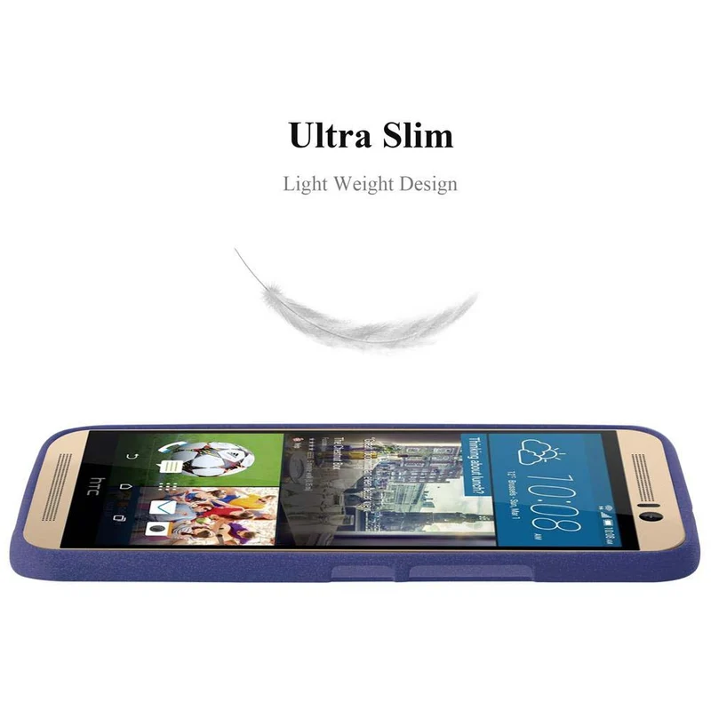 Cadorabo Hülle kompatibel mit HTC ONE M9 Schutzhülle aus flexiblem TPU Silikon